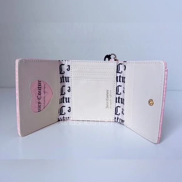 JUICY COUTURE Bag East Side West Side Satchel & Wallet Set - Pink Macaroon - Picture 8 of 12